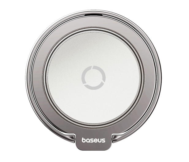 Baseus Ring magnetyczny MagPro II z funkcją podstawki - tytanowy - 1502178 - zdjęcie